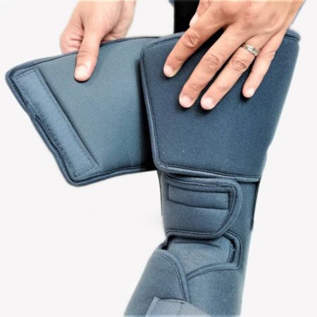 /de/Unterschenkel-Orthese-Bilder/Atmungsaktiver Innenschuh für Unterschenkelorthese aus hochwertigen Foam Mesh.