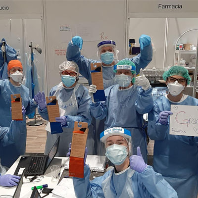INDESmed fait don de chaussettes de contention au personnel hospitalier de Madrid