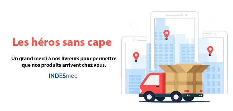 COVID-19: Situation des envois à domicile des produits INDESmed.